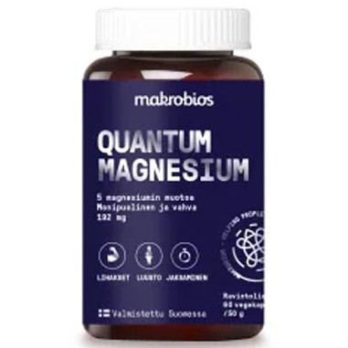 Магний в разных формах Macrobios Quantum Magnesium 60 капсул.
