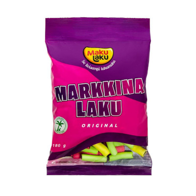Конфеты с лакричной начинкой Makulaku Markkina Laku 180 гр