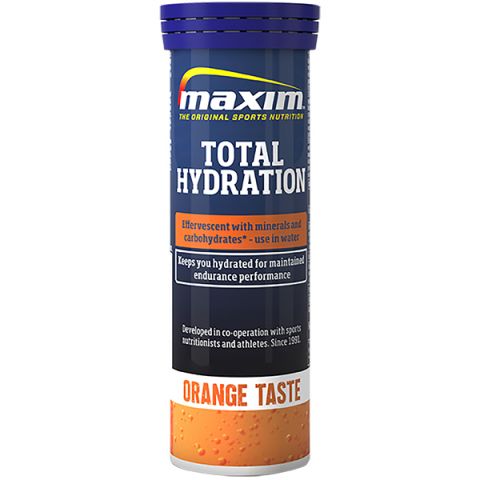 Восстановление водно-солевого баланса Maxim Total Hydration Orange, 10 шипучих табл