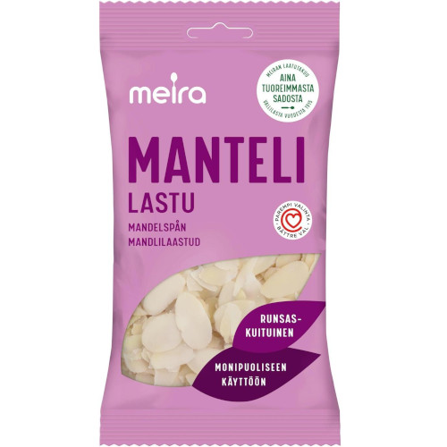 Миндальная стружка Meira manteli lastu, 50 гр