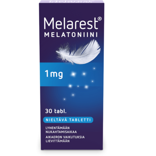 Мелатонин для сна Melarest 1 mg 30 табл