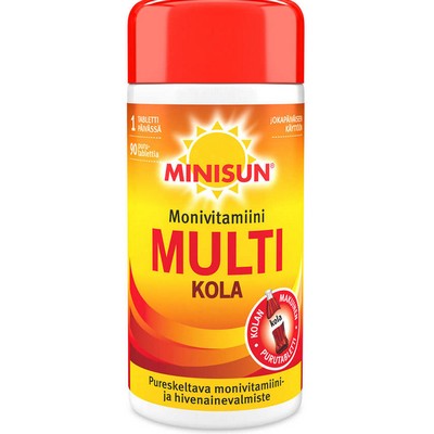 Витаминный комплекс Minisun Monivitamiini Multi Kola, 90 табл