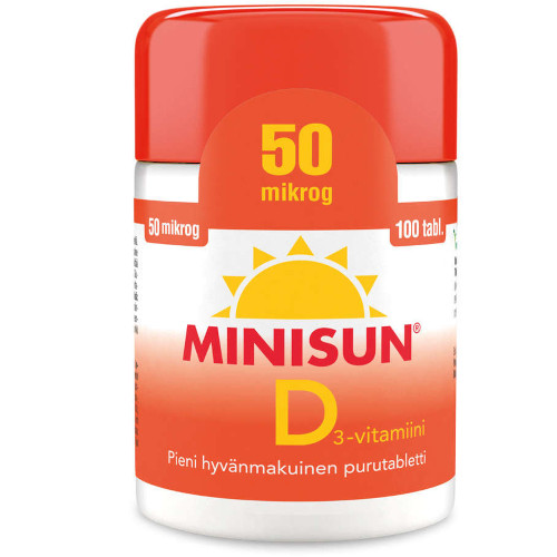 Витамин Д 3 Minisun 50 µg, 100 табл