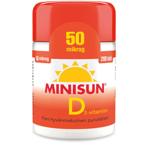 Витамин Д 3 Minisun 50 µg, 200 табл