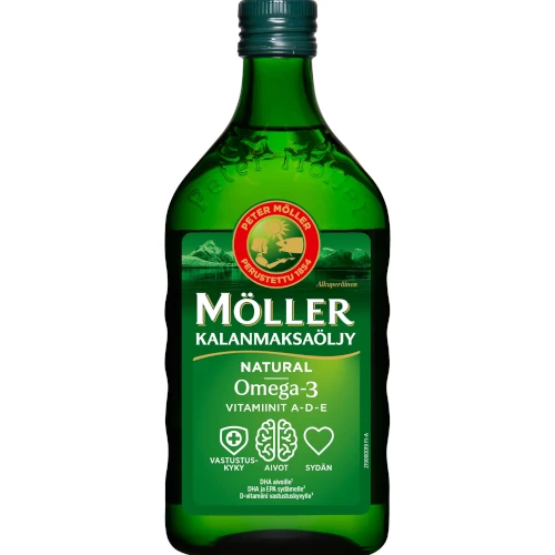 MöLLER Моллер рыбий жир без ароматизаторов, 500 мл.