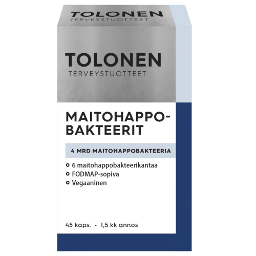Молочно-кислые бактерии Tolonen Maitohappobakteeri 4 mrd 45 капс