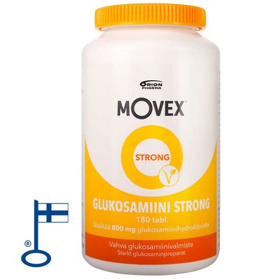 Глюкозамин усиленный MOVEX Glukosamiini Strong 800 mg 180 табл для суставов