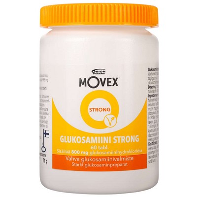 Глюкозамин усиленный Movex Glukosamiini Strong 800 mg 60 табл для суставов