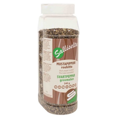 Черный молотый перец Salliselta crushed black pepper 340 гр