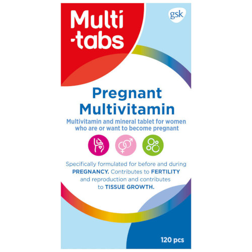 Витаминно-минеральный комплекс для беременных Multi-tabs Raskaus(PREGNANT), 120 табл.
