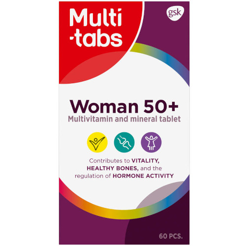 Поливитамины для женщин от 50 лет Multi-tabs Woman 50+, 60 табл.