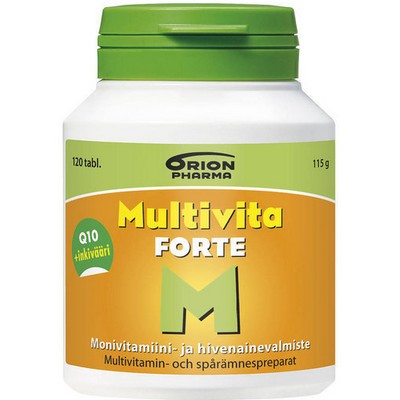 Витаминный комплекс без йода Multivita Forte+имбирь и Q10, 120 табл — изображение 3