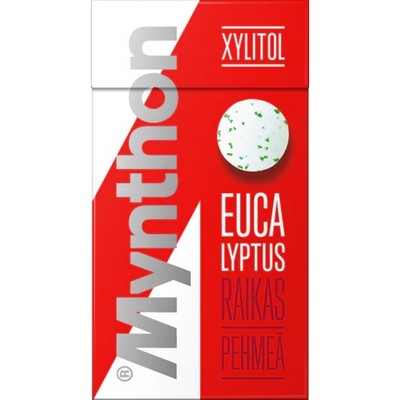 Пастилки без сахара Mynthon Eucalyptus эвкалипт, 31 гр