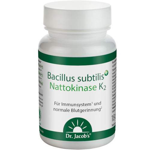 Наттокиназа фермент Bacillus subtilis plus Nattokinase-Enzym Vitamin K2, 60 капс