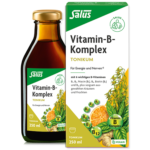 Натуральный сироп витаминов группы B VITAMIN B KOMPLEX Tonikum Salus 250 мл