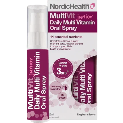Витамины для детей в спрее Nordic Health MultiVit Junior, 25 мл