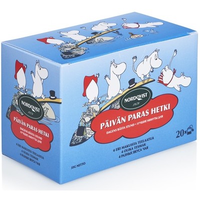 Коллекция чёрного чая Nordqvist Muumi Päivän paras hetki, 20 пак