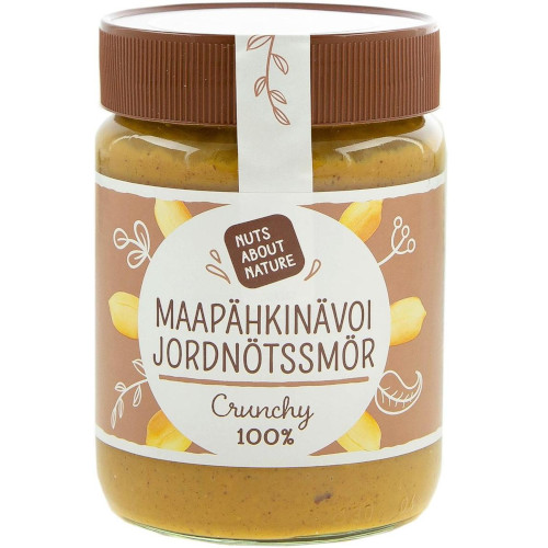 Nuts about Nature Crunchy 100% арахисовая паста с кусочками арахиса 340г