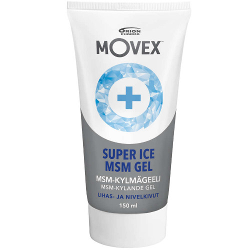 Охлаждающий гель от боли в мышцах и суставах Movex Ice Super MSM kylmägeeli, 150 мл