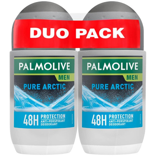 Шариковый антиперсперант без спирта мужской Palmolive Men Pure Arctic 50 мл 2шт