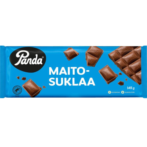 Молочный шоколад Panda maitosuklaa, 145 гр