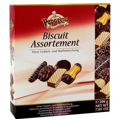 Набор печенья и вафель Papagena Biscuit Assortment 200 гр