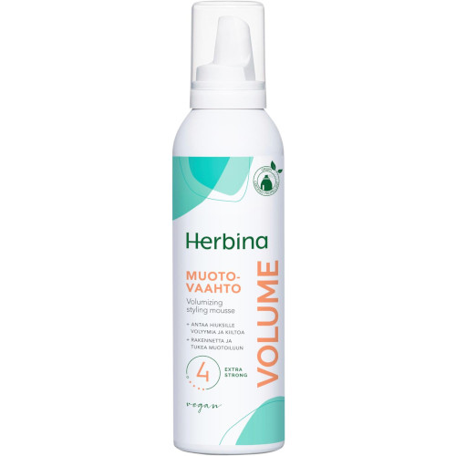 Пенка для укладки волос придает обьем Herbina Volume muotovaahto, 200 мл