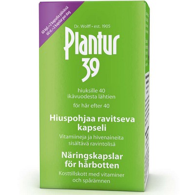 Витамины для роста и укрепления волос Plantur39, 60 капс