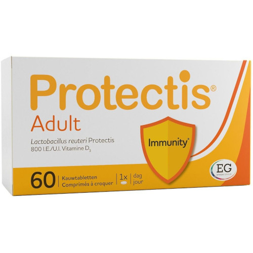 Пробиотик Reuteri и витамин D3 Protectis Adult Chewable 60 табл