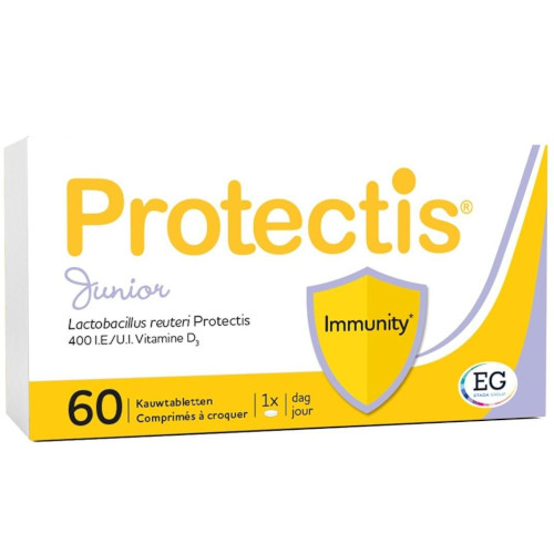 Проиотик Reuteri и витамин D3 Protectis junior 60 апельсиновых табл