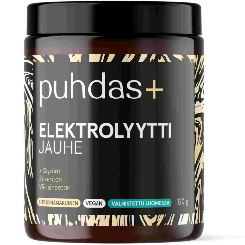 Восстановитель электролитов Puhdas Elektrolyyttijauhe лимон-лайм, 120 гр