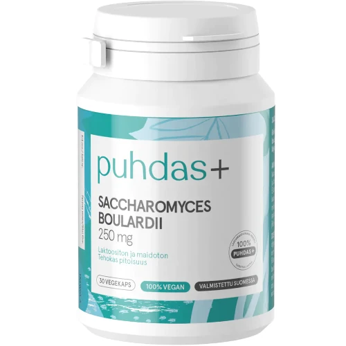 Сахаромицеты буларди (пробиотики) Puhdas+ Saccharomyces boulardii, 30 капс
