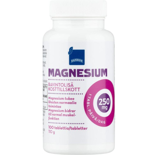 Магний Rainbow Magnesium 250Mg, 100 табл