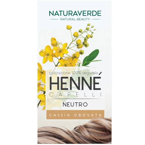 Растительная натуральная краска для волос Naturaverde Henna 100 % Vegetable Neutro