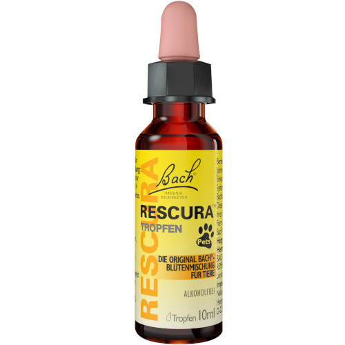 Растительные капли от тревожности для питомцев Bach Original Rescura Pets, 10 мл