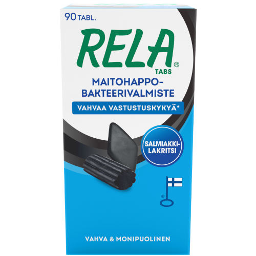 Молочно-кислые бактерии Rela Tabs salmiakki вкус лакрицы, 90 табл
