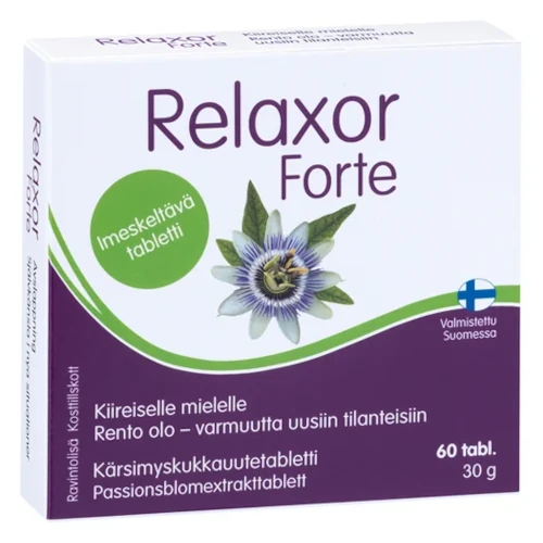 Успакаивающиее средство Relaxor Forte Пассифлора, 60 табл