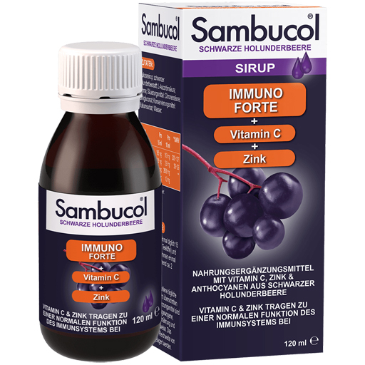 Сироп для иммунитета Sambucol Immuno Forte, 120 мл