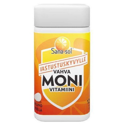 Усиленные комплексные витамины Sana-Sol Vahva multivitamin 120 табл