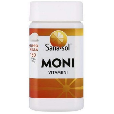 Комплексные витамины Sana-sol Monivitamiini, 180 табл