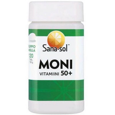 Витаминный комплекс для зрелого возраста Sana-sol Monivitamiini 50+, 120 табл