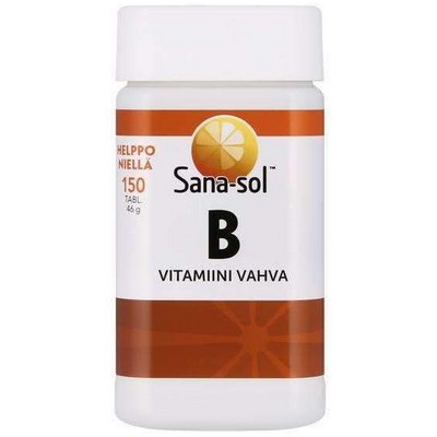 Витамины группы B Sana-sol B-vitamiini Vahva, 150 табл