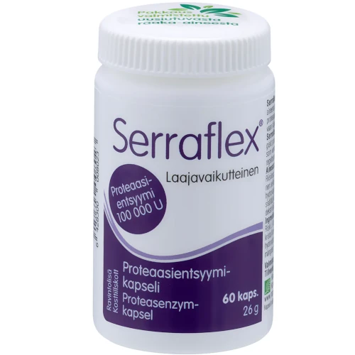Биодобавка Serraflex, 60 капс