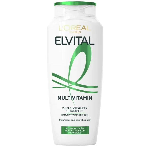 Шампунь Elvital Multivitamin (витаминный коктейль), 250 мл