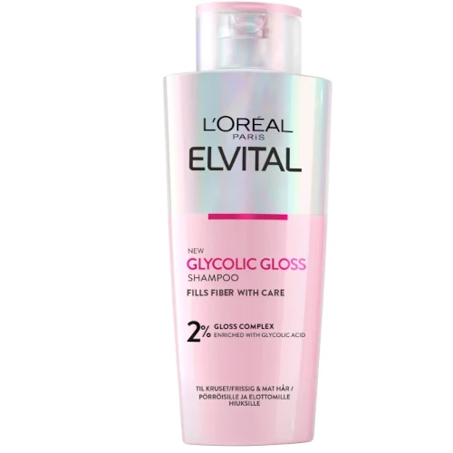 Шапунь для тусклых и безжизненных волос L'Oréal Paris Elvital Glycolic Gloss 200 мл
