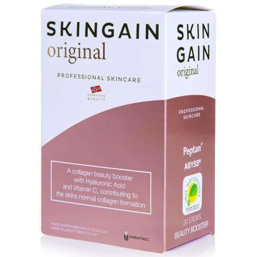 Коллаген типа 1 и 2 для красивой кожи SKINGAIN original, 30 пакетиков