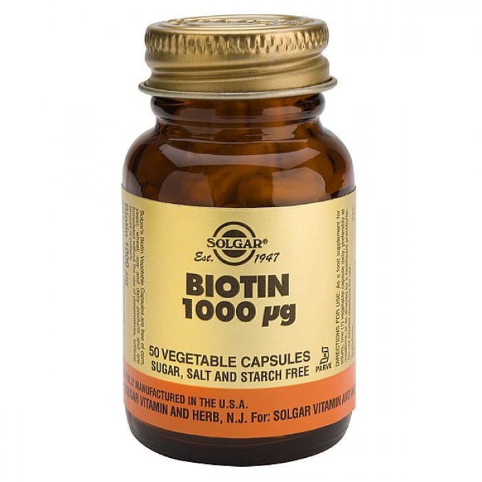 solgar-biotin биотин солгар 1000 мг