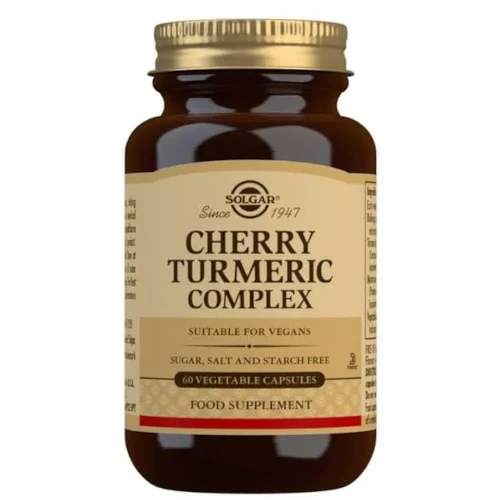 Вишня и куркумин Solgar Cherry Turmeric Complex, 60 капс
