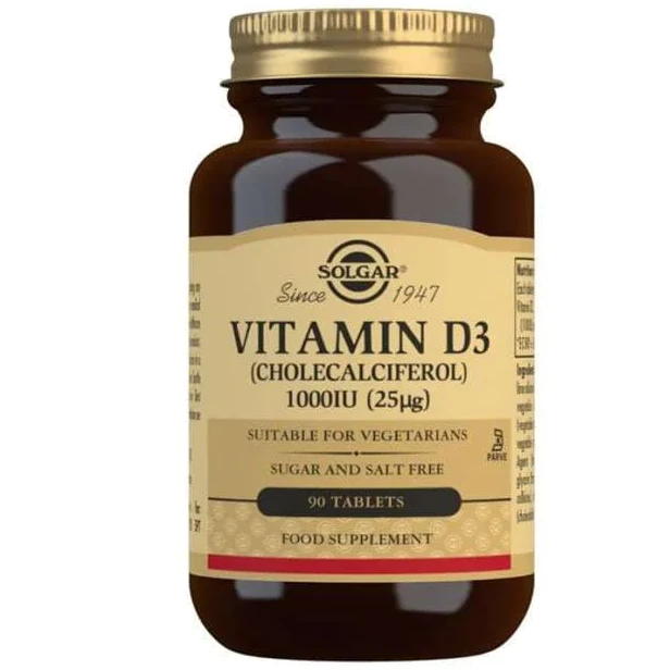 Витамин Д3 Солгар Solgar Vitamin D3 25 µg, 90 табл