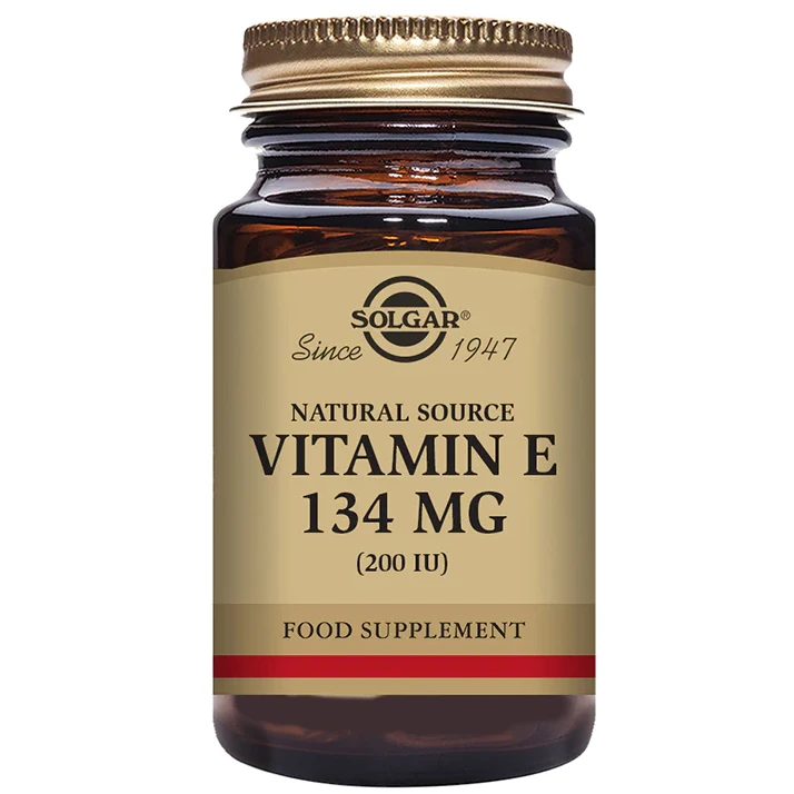 Витамин Е (смесь токоферолов) Solgar E-vitamiini 134 mg, 50 капс